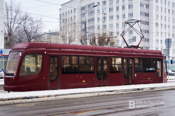 В Казани из‑за ДТП с трамваем остановили движение нескольких маршрутов
