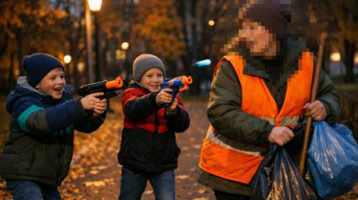 В Ялте детишки &laquo;расстреляли&raquo; из игрушечного пистолета дворника