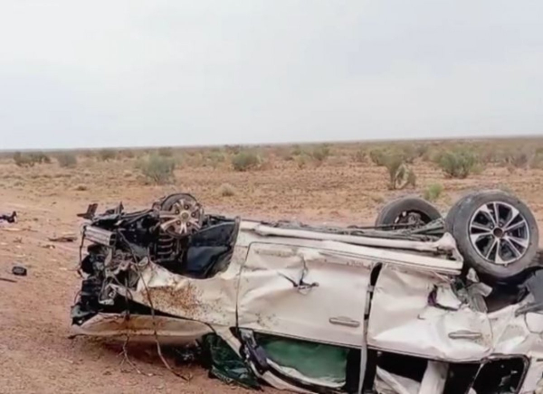 ДТП с участием жены Шавката Рахмонова: появились кадры с места аварии