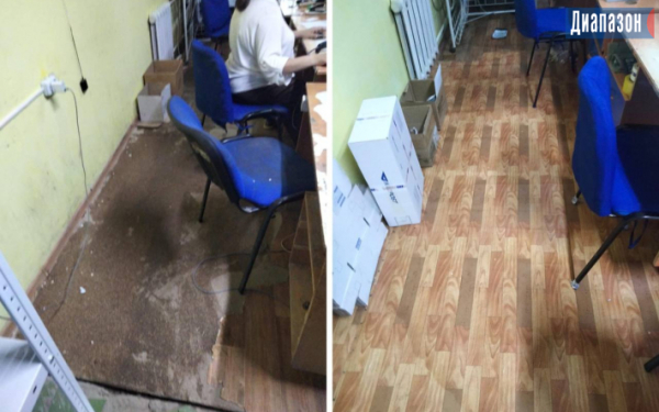 Народный репортер. На почте поменяли линолеум, обновили мебель