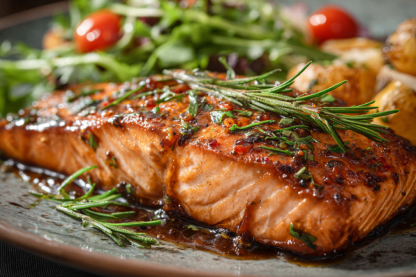 Быстрая рыба на ужин: запеченная горбуша с ярким соусом