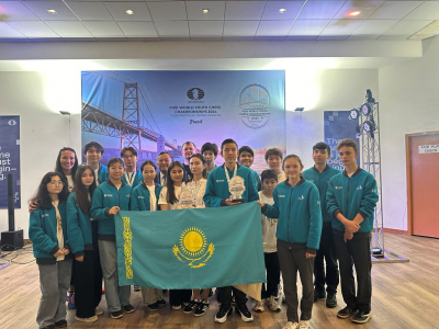 Юниоры Казахстана выиграли серебро и бронзу на чемпионате мира по шахматам