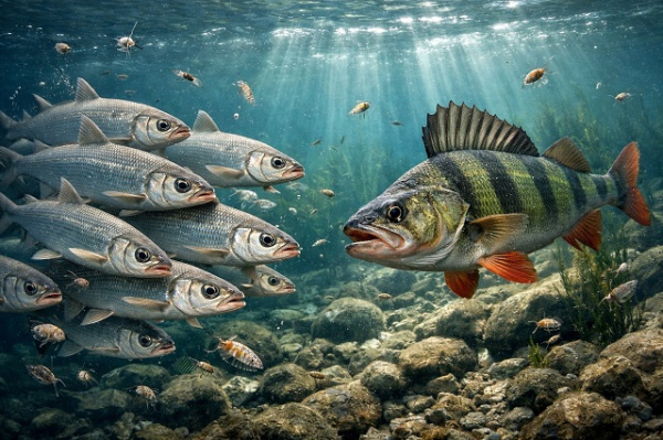 Рыбы идут на север: как изменение климата меняет пищевую конкуренцию в озерах