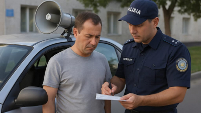 Огромный штраф заплатит водитель в Костанае за громкий звук