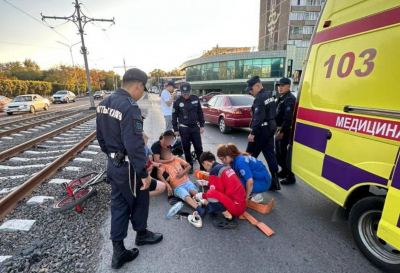 В Темиртау гвардейцы оказали первую помощь подростку, пострадавшему в ДТП