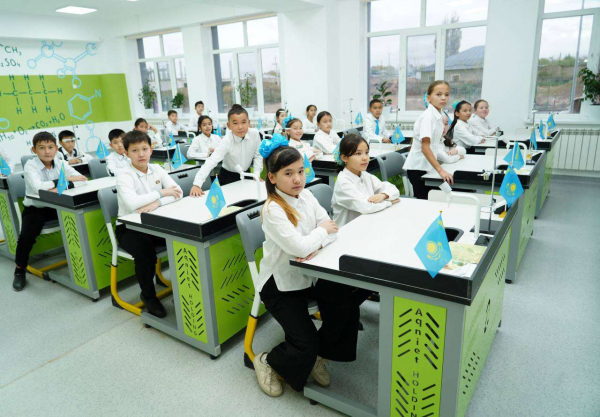 «Келешек мектептері»: в райцентре Туркестанской области открыли новую школу