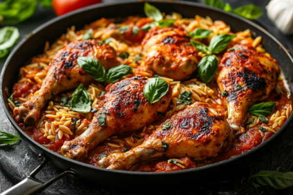 Лоток куриных голеней и пачка пасты орзо &mdash; залог вкусного обеда: готовим обалденное горячее