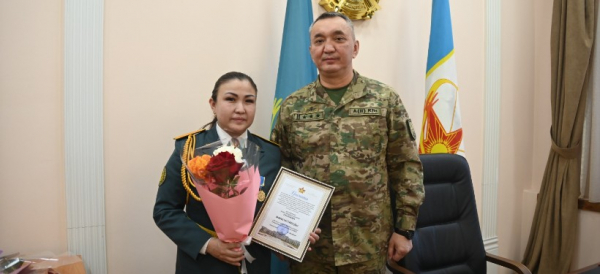 Абай гарнизонында нәзік жандыларды марапаттады