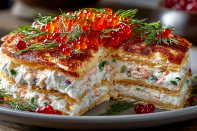 Вкусно даже без красной рыбы: вафельный суши-торт &mdash; домашние в экстазе от этой вкуснятины