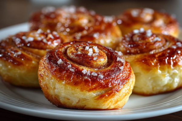 Вместо возни с тестом просто нарезаю и скручиваю: через 25 минут румяные яблочные улитки к чаю &mdash; пальчики оближешь