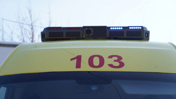 Камеру фиксации установили на крышу кареты Скорой помощи в Акмолинской области