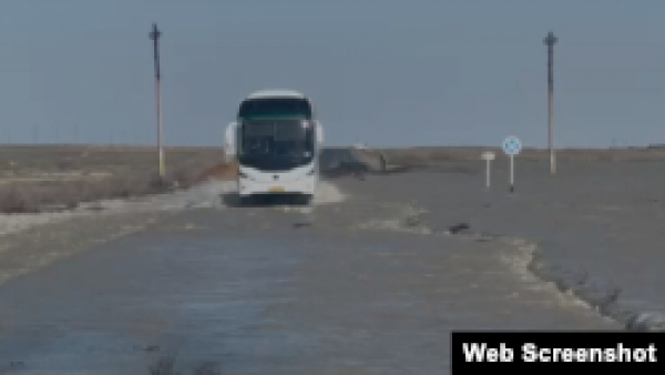В Атырауской области из-за паводков объявлен режим чрезвычайной ситуации