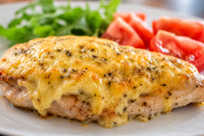 Когда надоело мясо по-французски: готовлю курочку под сырной шапкой с итальянскими травами &mdash; получается сочной и нежной