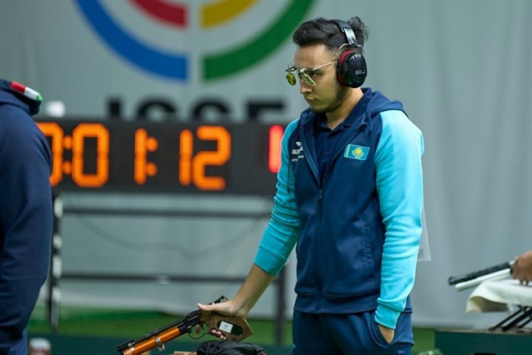 Казахстанец удачно выступил в финале этапа Кубка мира по пулевой стрельбе