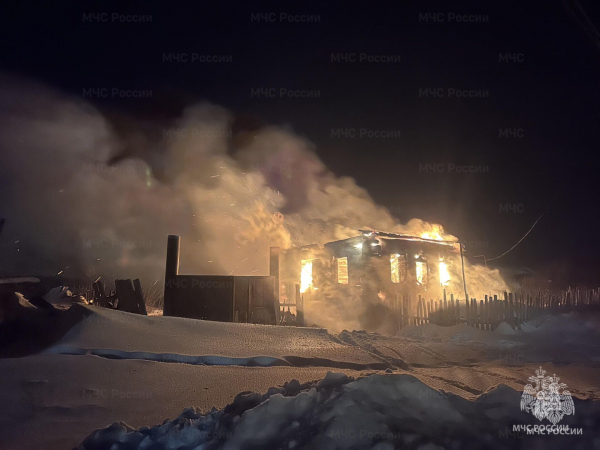 Татарстанец спасся из загоревшегося из-за печи дома