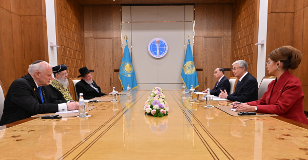 Состоялась встреча Президента Касым-Жомарта Токаева с представителями иудейских организаций