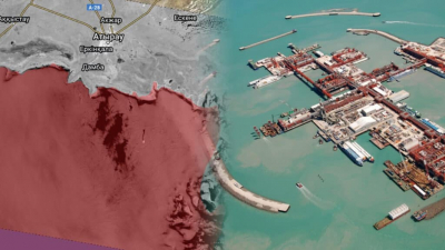 Экологи сообщили о разливе нефти возле Кашаганского месторождения на Каспии